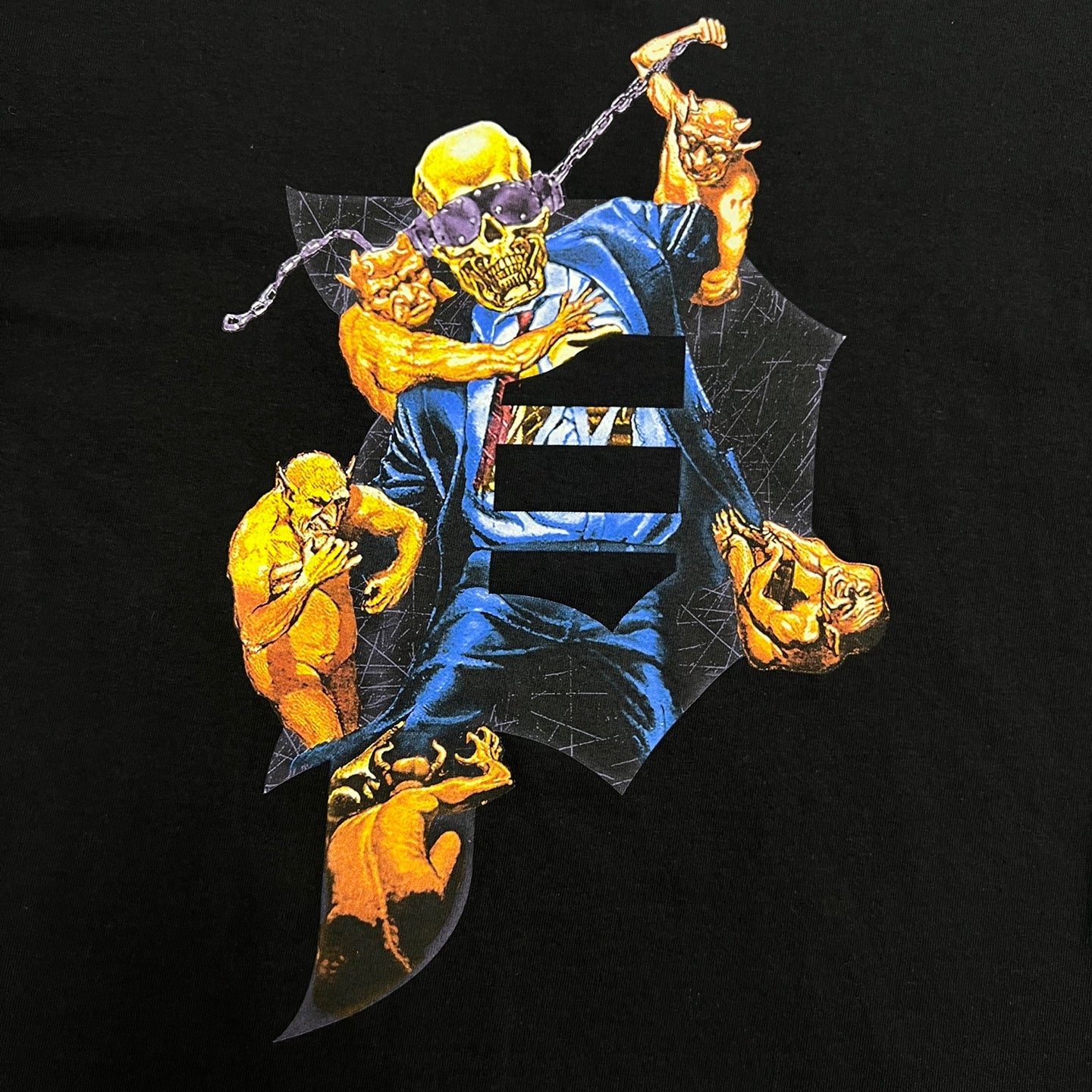PRIMITIVE x Megadeath Dirty P Chains T-Shirt - BLACK