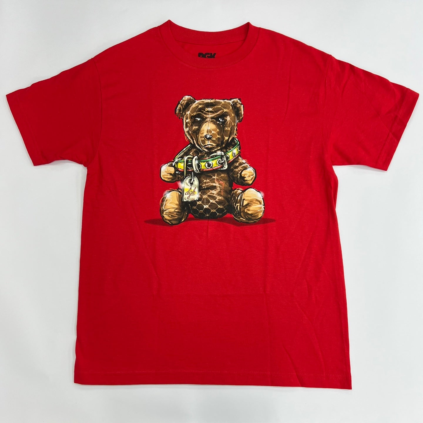 DGK Luxury Bear Graphic T-Shirt - RED