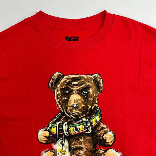 DGK Luxury Bear Graphic T-Shirt - RED