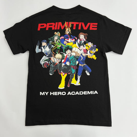 PRIMITIVE X My Hero Academia Short Sleeve T-Shirt - BLACK
