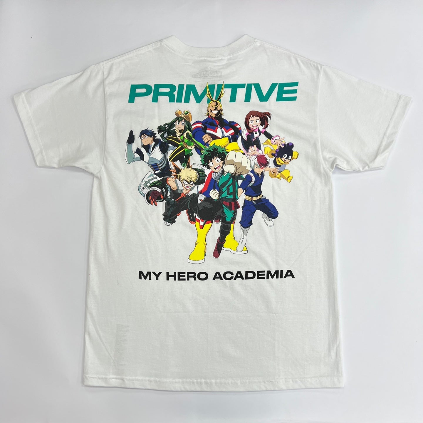 PRIMITIVE X My Hero Academia Short Sleeve T-Shirt - WHITE