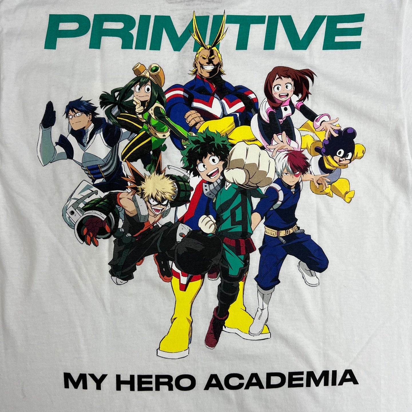 PRIMITIVE X My Hero Academia Short Sleeve T-Shirt - WHITE