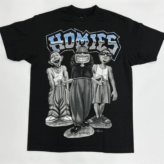 DGA Homies Smiley Trio Graphic T-Shirt