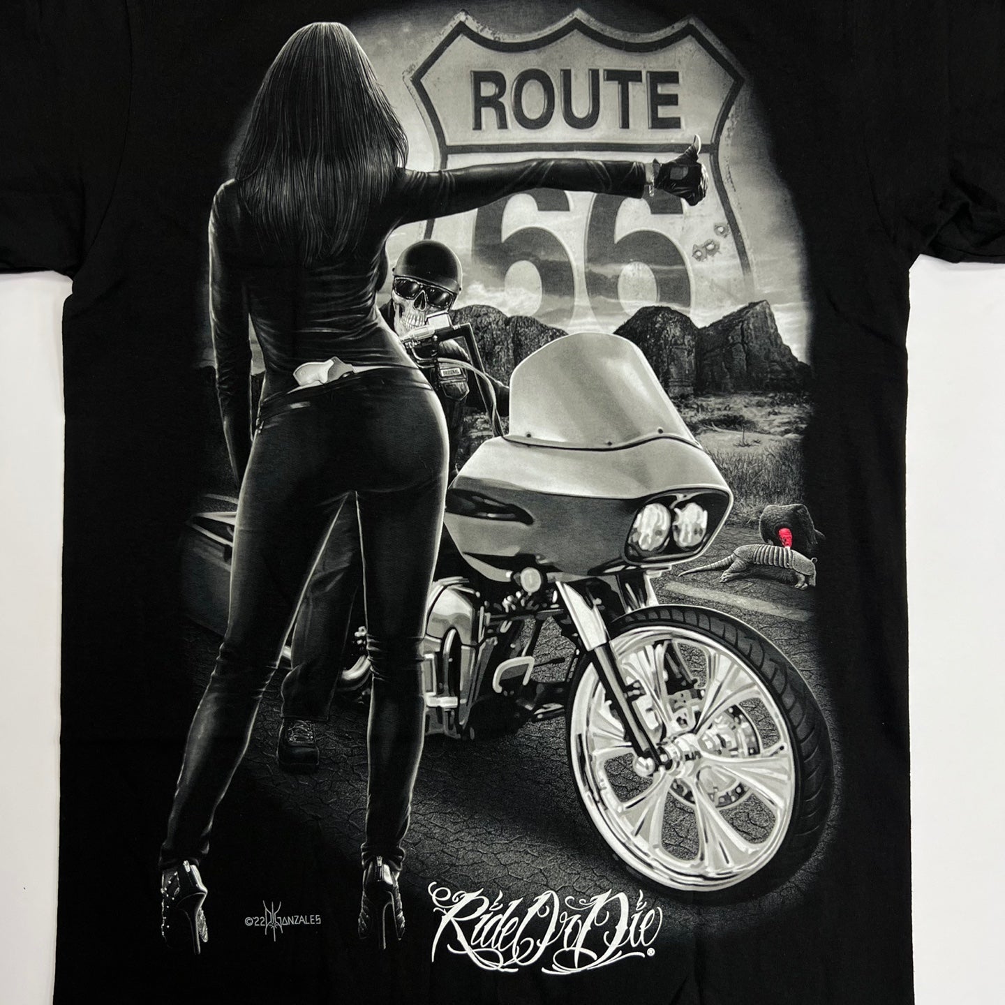 DGA Ride or Die ROUTE 66 Graphic T-Shirt