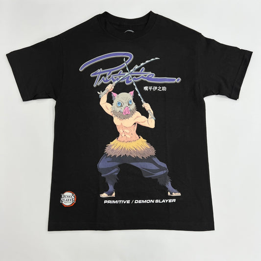Primitive x Demon Slayer Inosuke Graphic T-Shirt - BLACK
