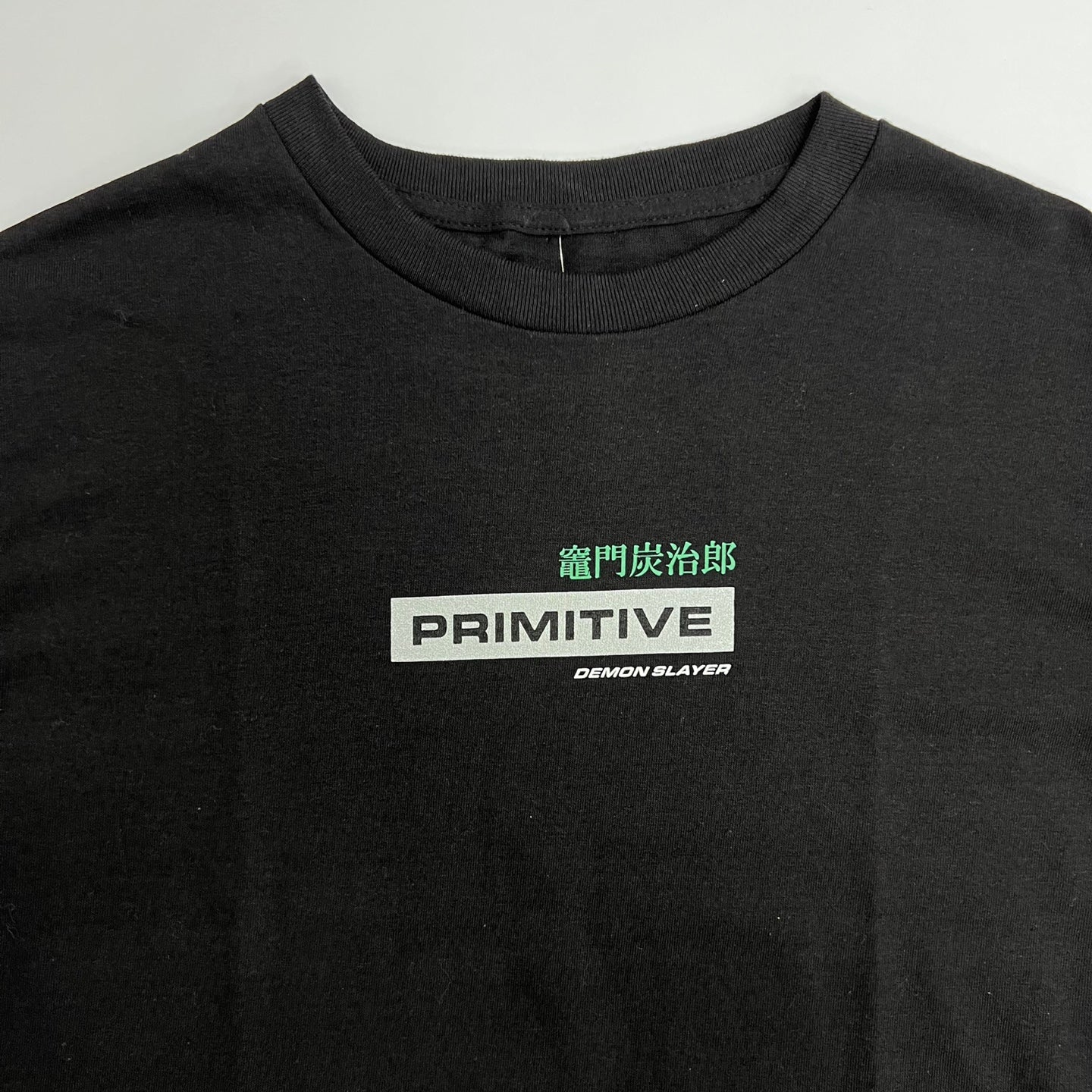 Primitive X Demon Slayer Tanjiro Dirty P Short Sleeve T-Shirt - Black