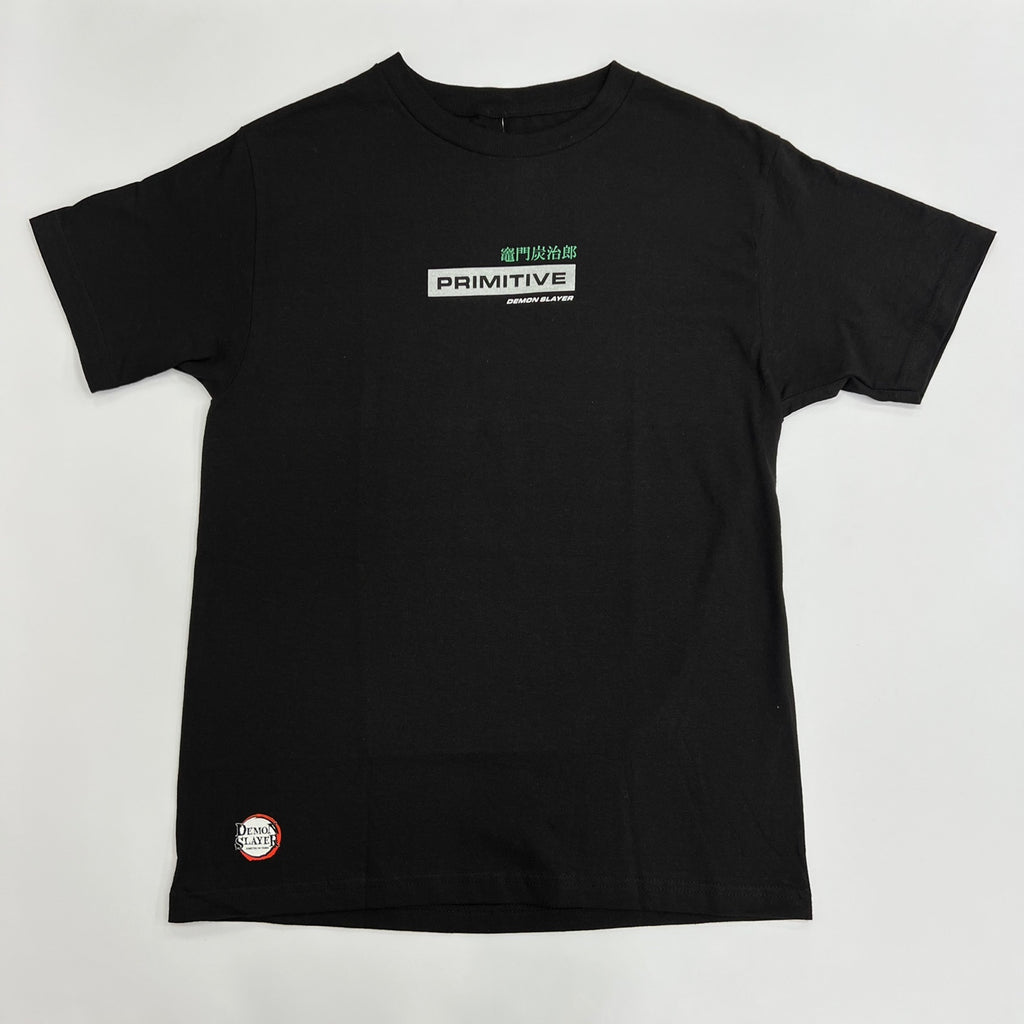 Primitive X Demon Slayer Tanjiro Dirty P Short Sleeve T-Shirt - Black