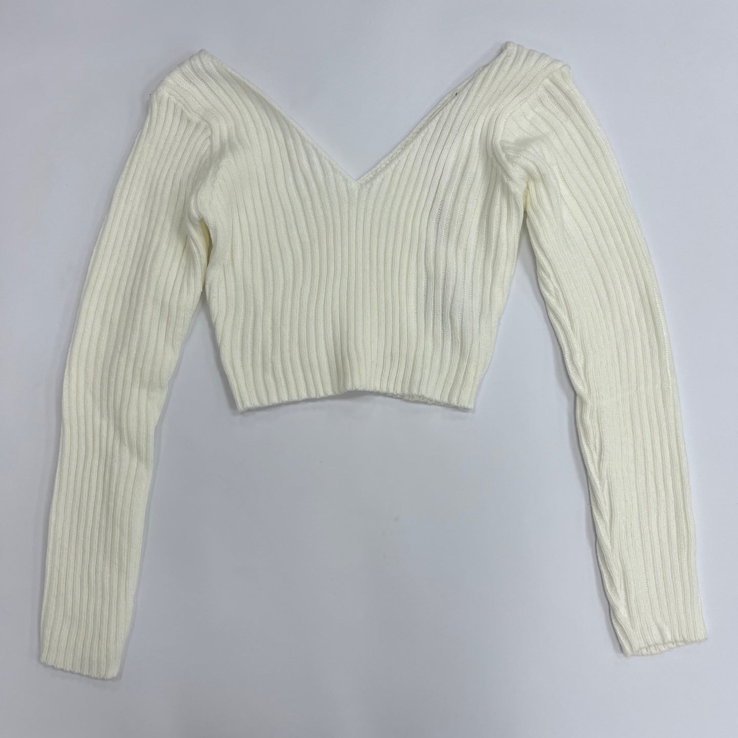 Women's Wide V-Neck Sweater Top