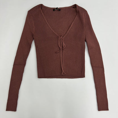 Women's V-neck Knit Top