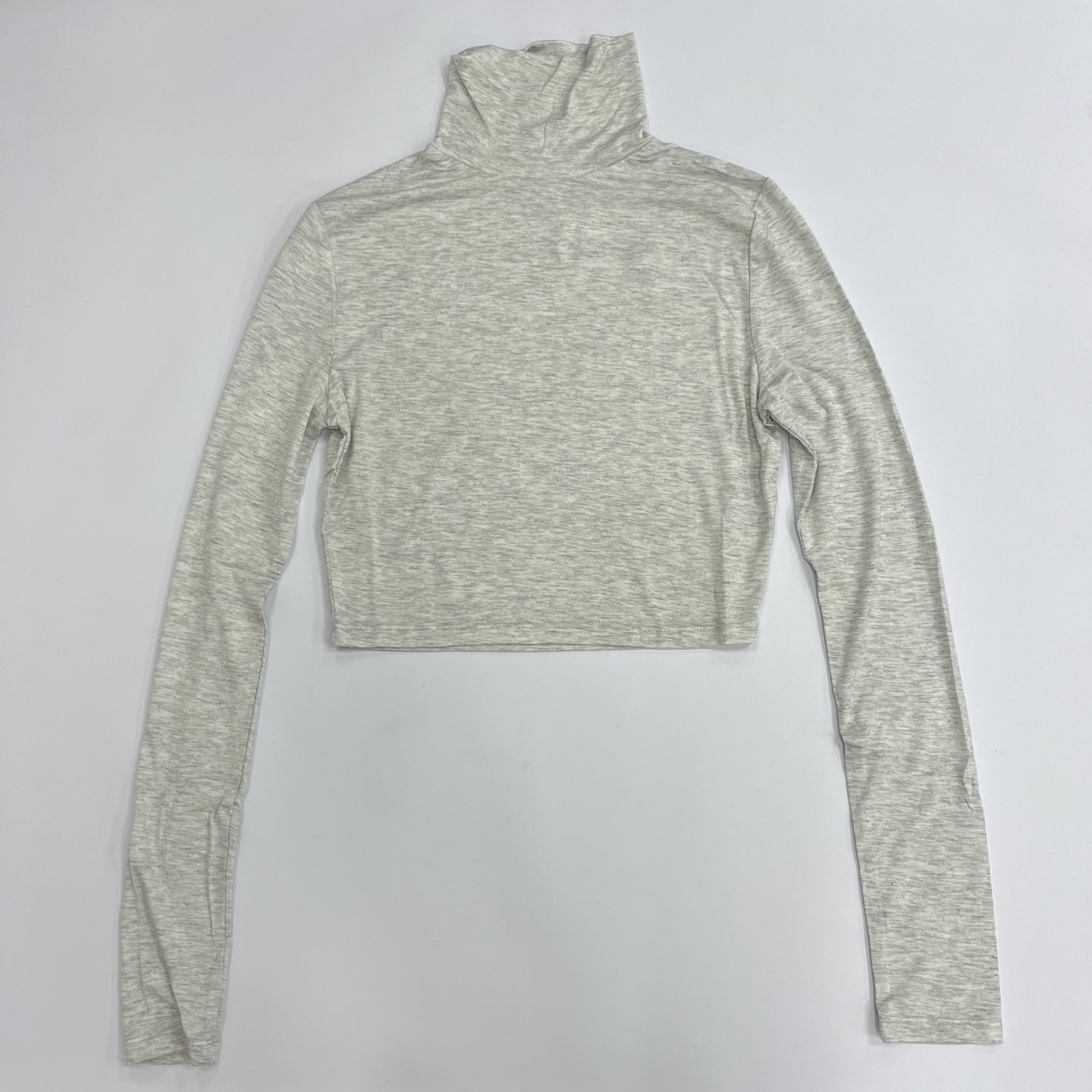 Women's Turtleneck Crop Top T-Shirt