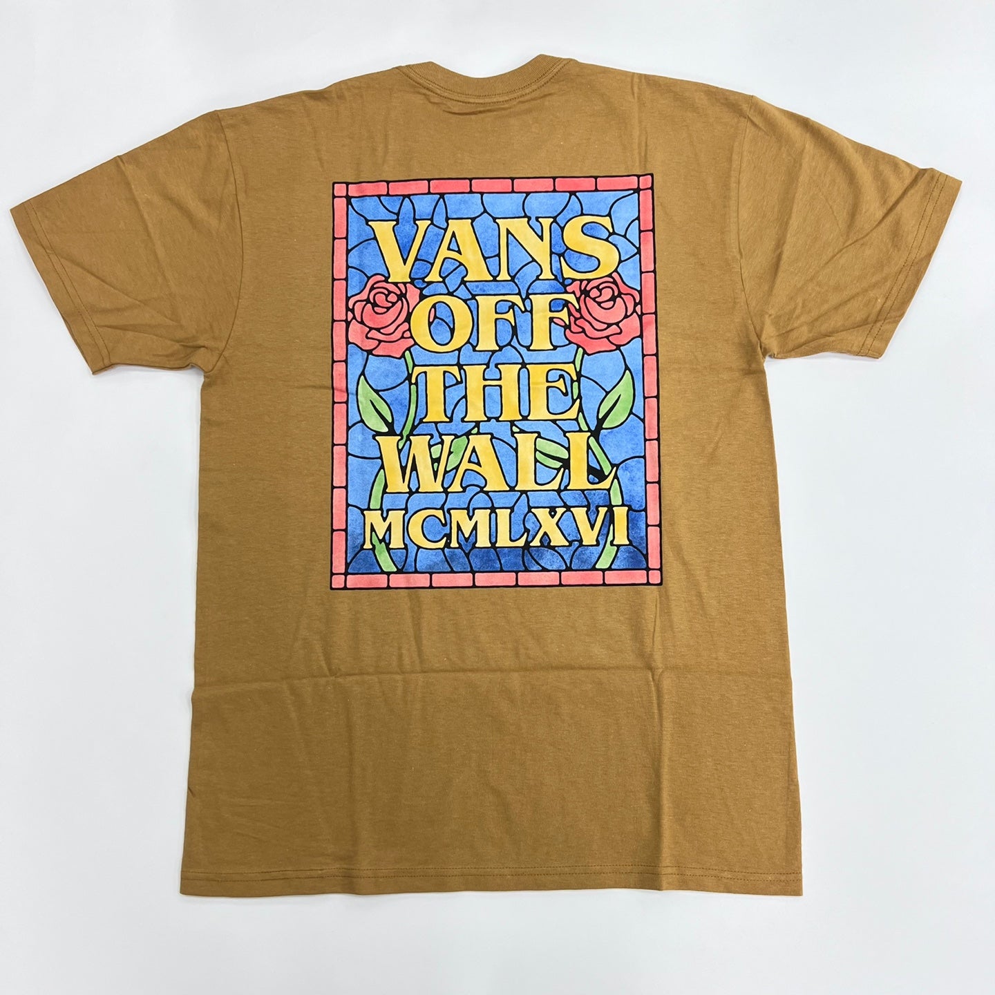 VANS Off The Wall Rose Print T-Shirt
