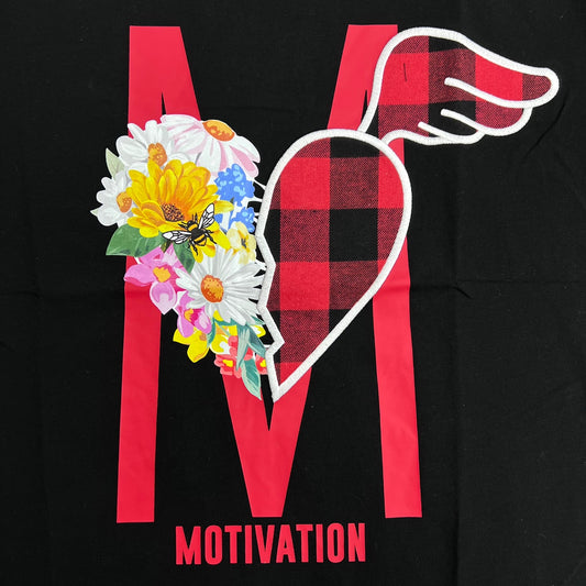 FIFTH LOOP Motivation Graphic Patch T-Shirt
