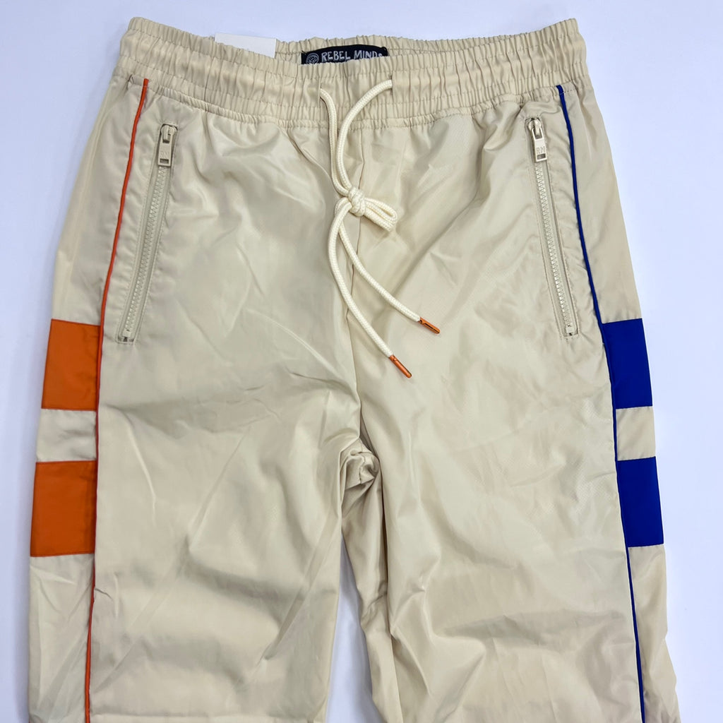 REBEL MINDS Color Block Jogger Pants