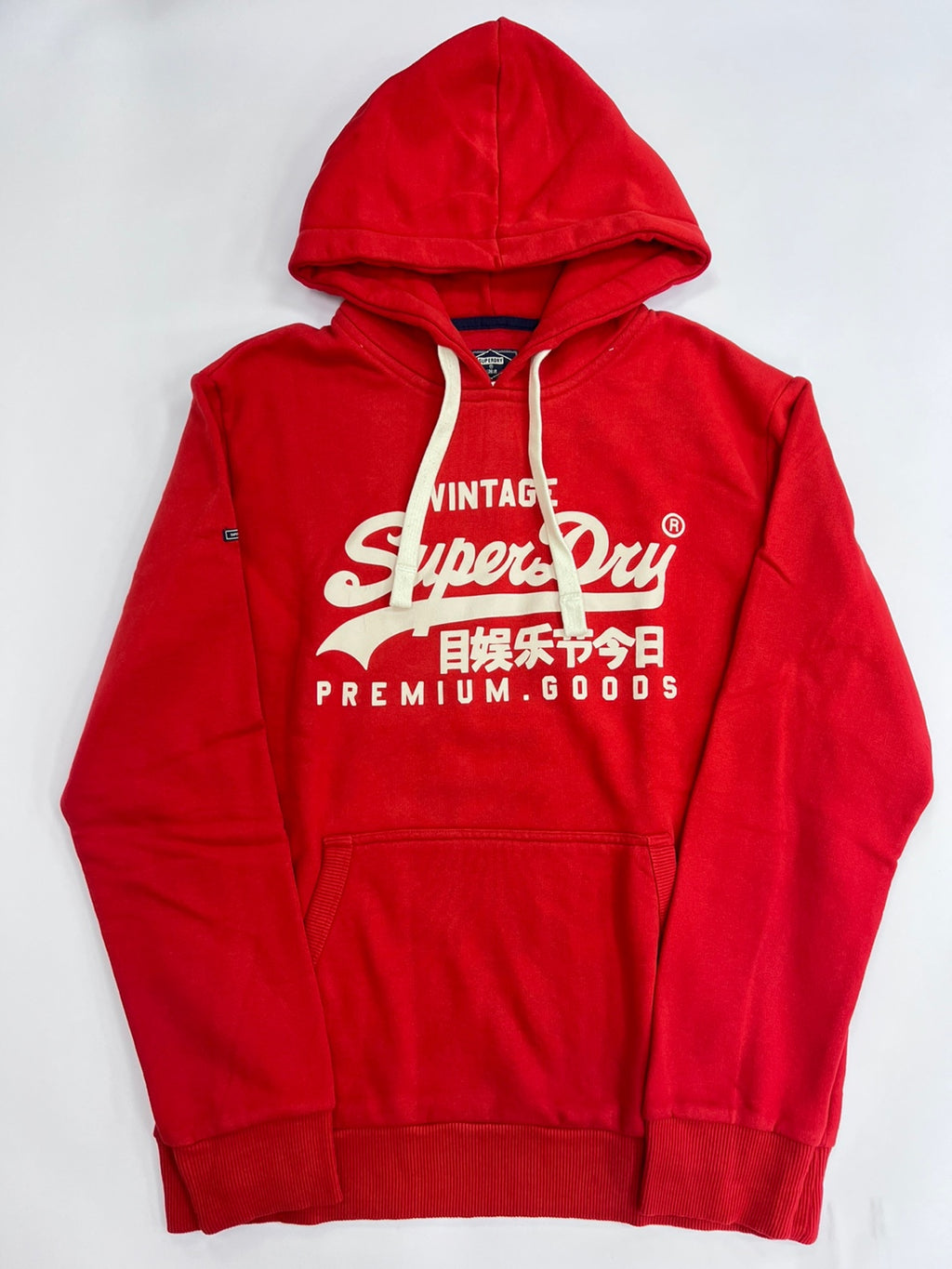 Superdry Sweat à capuche - red/rouge - (Seconde main Superdry Sweat à capuche - red/rouge - (Seconde main