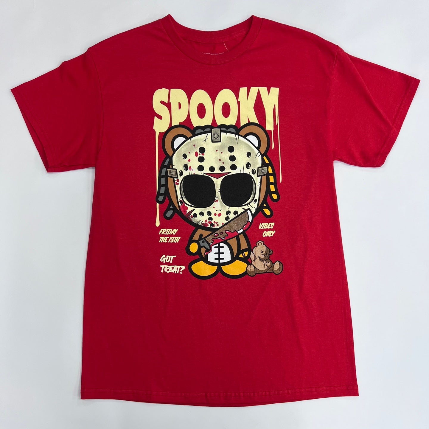 3FORTY Spooky Halloween Graphic T-Shirt - Red