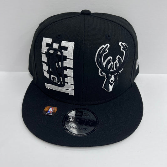 New Era 9FIFTY NBA22 Draft Milwaukee Bucks Snapback Hat