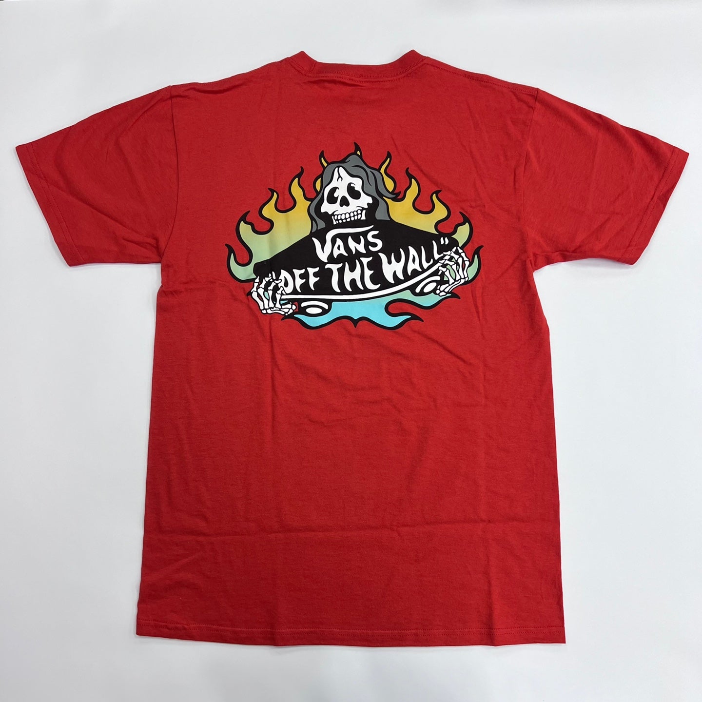 VANS Fuego Skeleton Logo T-Shirt