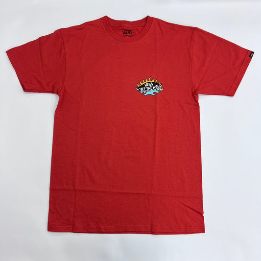 VANS Fuego Skeleton Logo T-Shirt