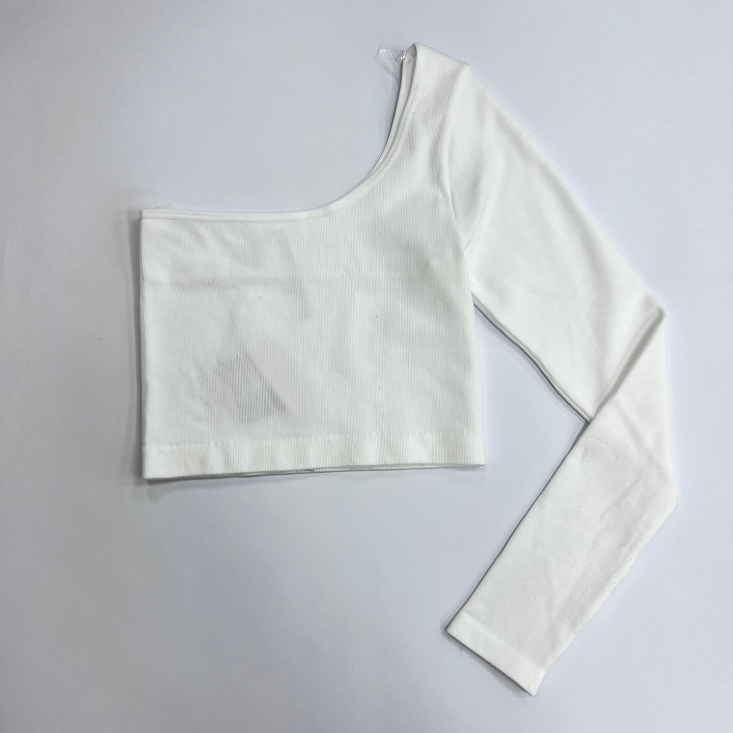 Women's Seamless One Shoulder Crop Top