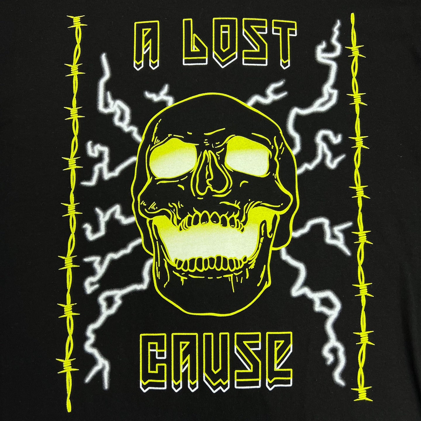 A LOST CAUSE Electric Skull T-Shirt