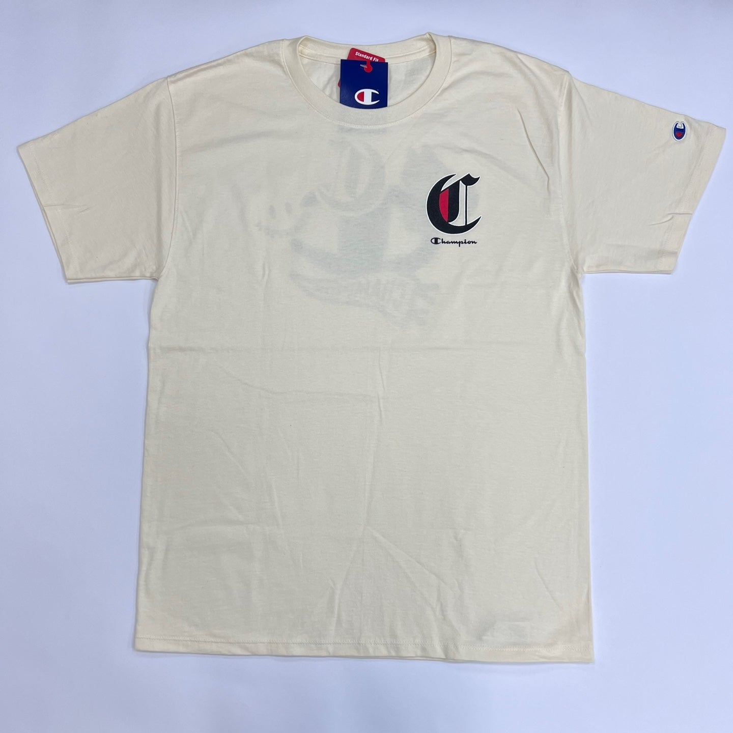 MOMO K Champion Logo Print – Graphic T-Shirt