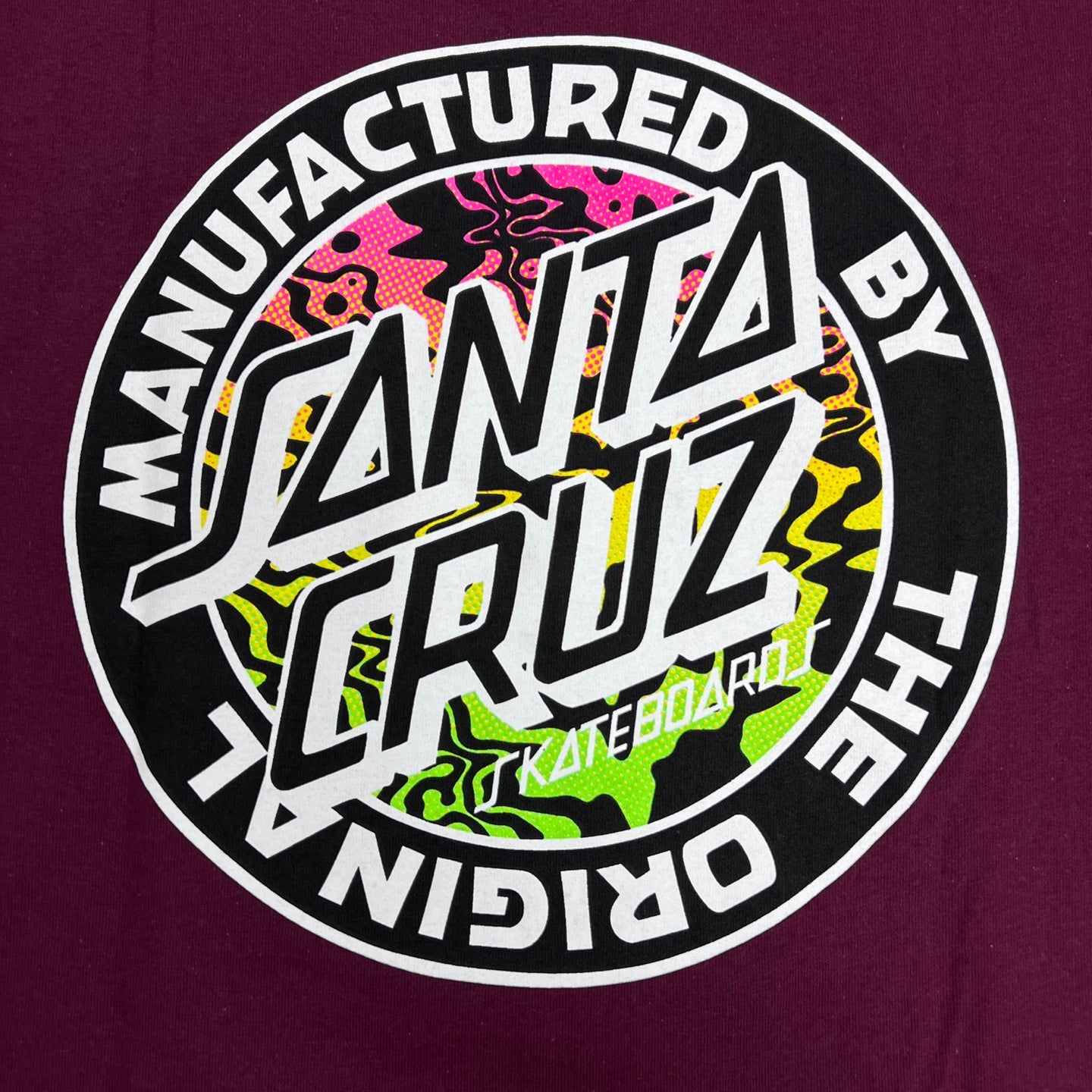 SANTA CRUZ Acidic MFG Dot Santa Cruz Mens T-Shirt