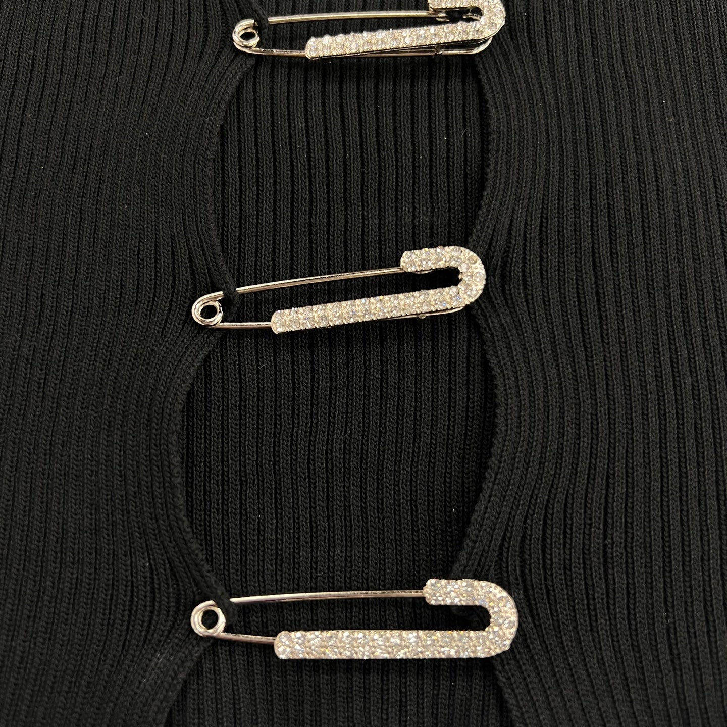 Women's Spaghetti Strap Pin Crop Top