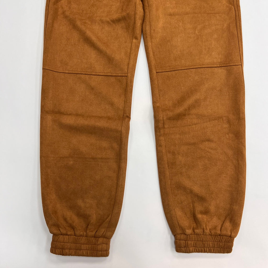 Women's Suede Jogger Pants
