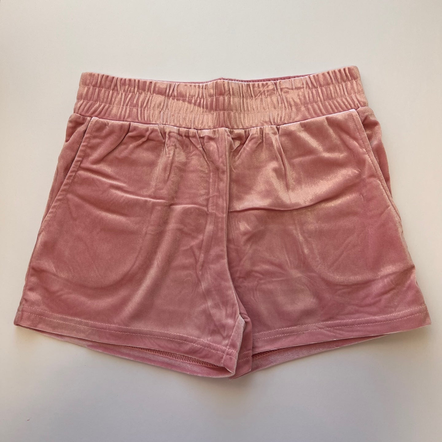 Women's Velour Shorts with Pockets