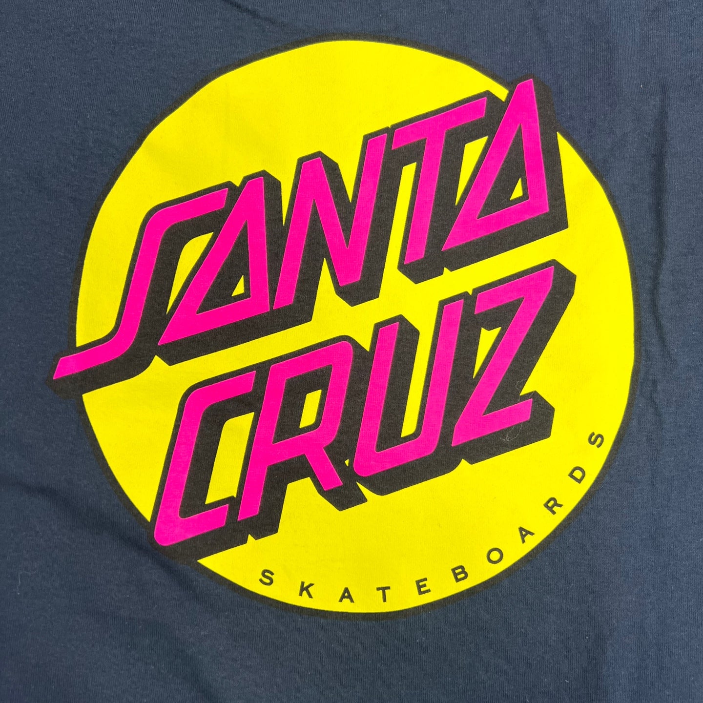Santa Cruz Other Dot Short Sleeve Men's T-shirt - Navy