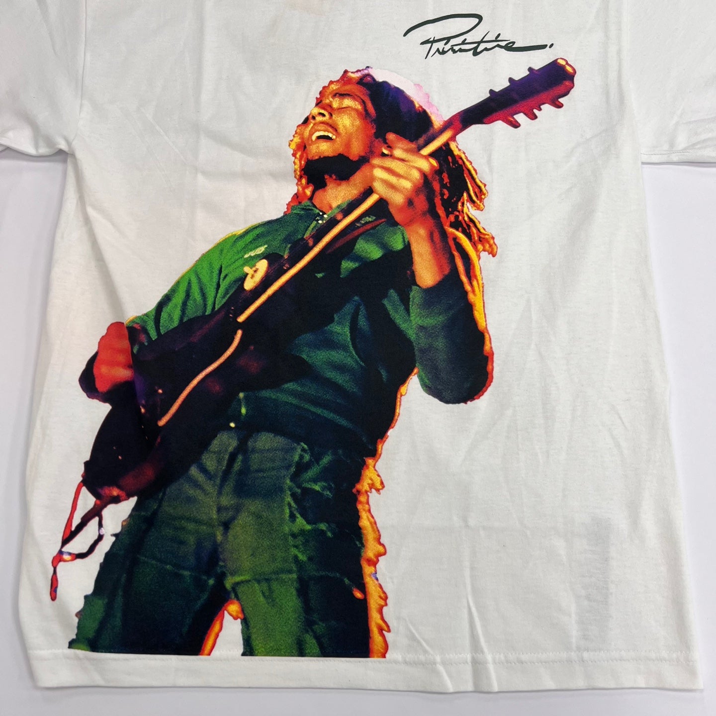 Primitive x Bob Marley Wild One White Shirt