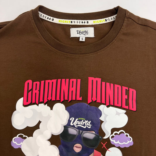 HIGHLY UNDRTD Criminal Minded Graphic T-Shirt
