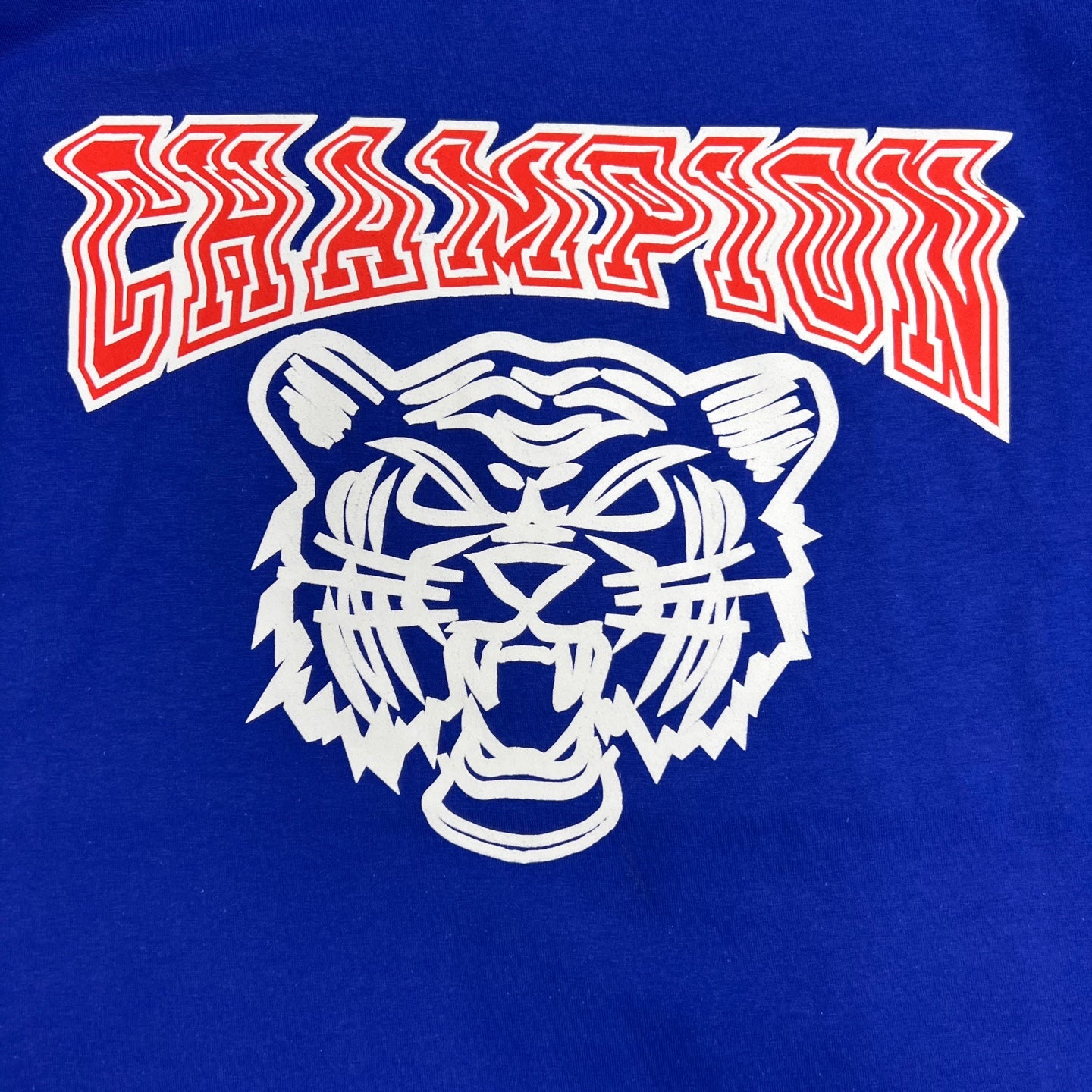 Champion Roaring Mascot Graphic T-Shirt - Royal Blue