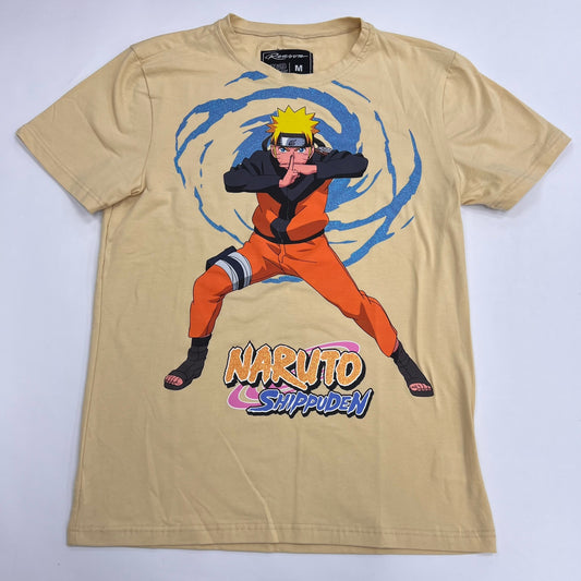 REASON CLOTHING Naruto Shippuden Graphic T-Shirt - Khaki