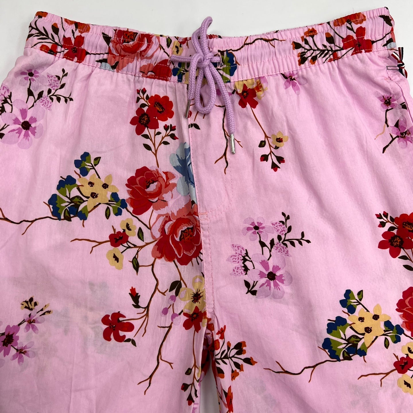 SWTICH Floral Graphic Print Shorts - Pink
