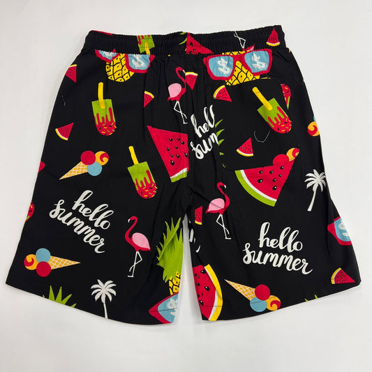 SWTICH Hellow Summer Graphic Print Shorts
