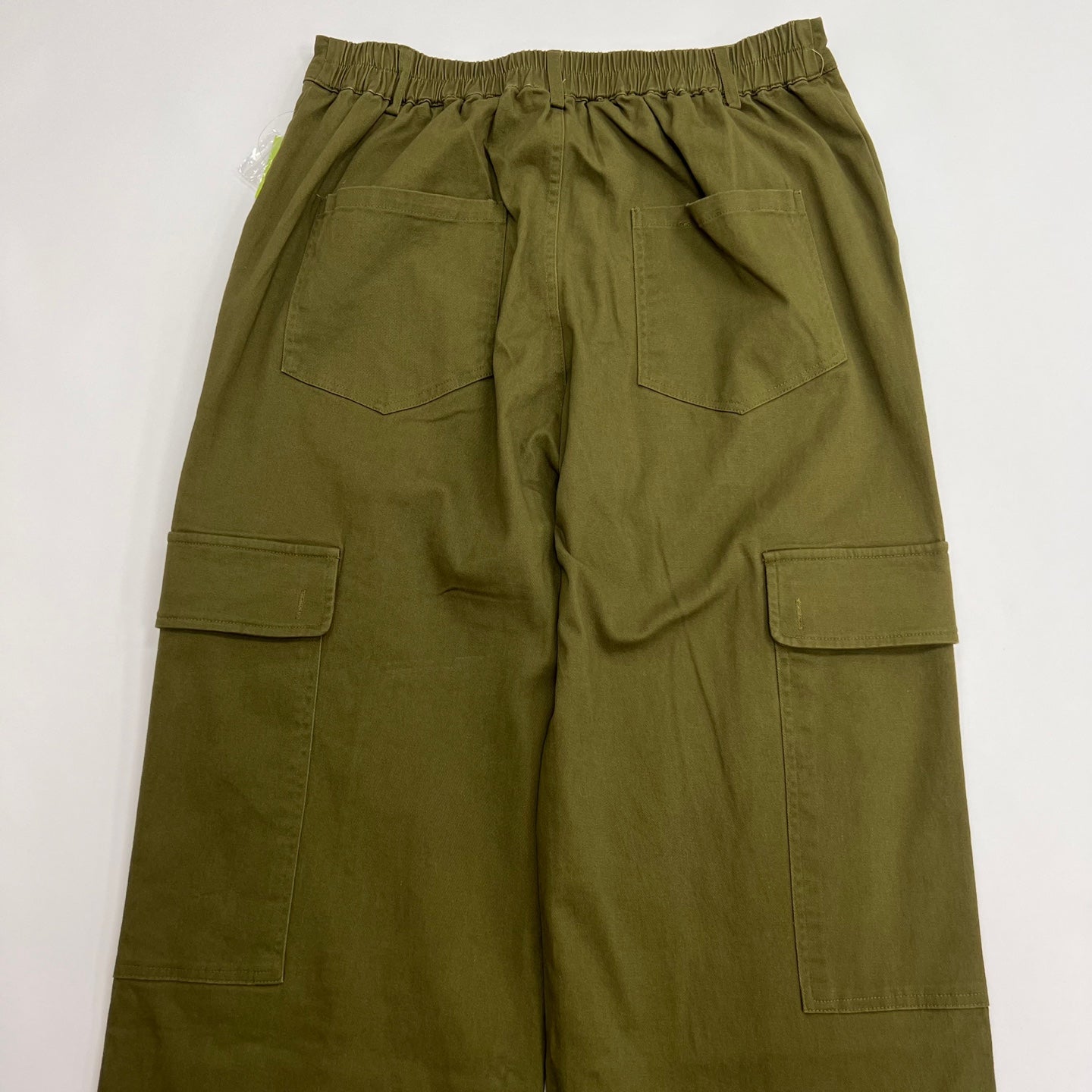 Women's Twill Wide Pants with Pockets