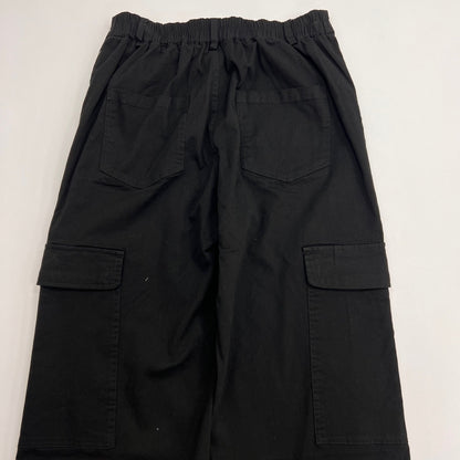 Women's Twill Wide Pants with Pockets