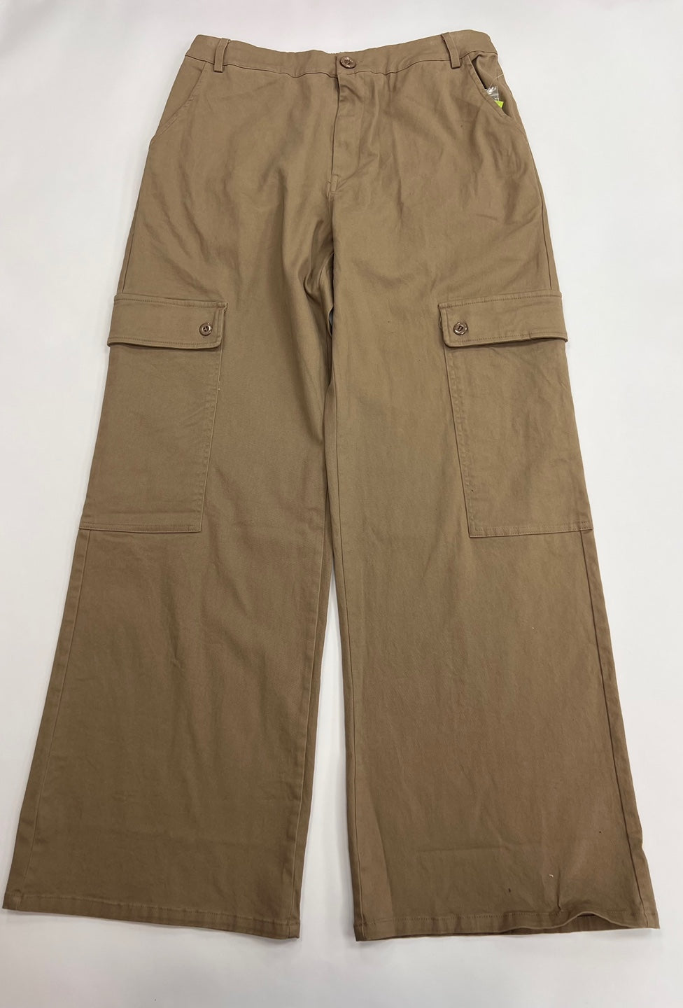 Women's Twill Wide Pants with Pockets