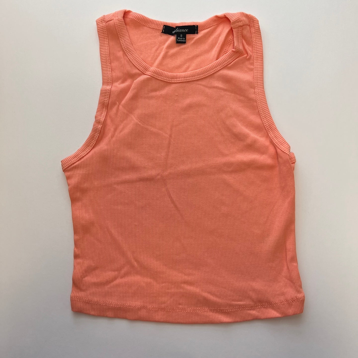 Women's Solid Sleeveless Raceback Crop Top Tank Tops