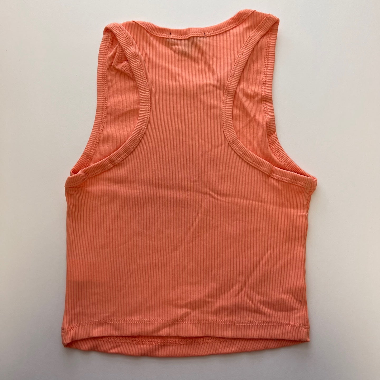 Women's Solid Sleeveless Raceback Crop Top Tank Tops