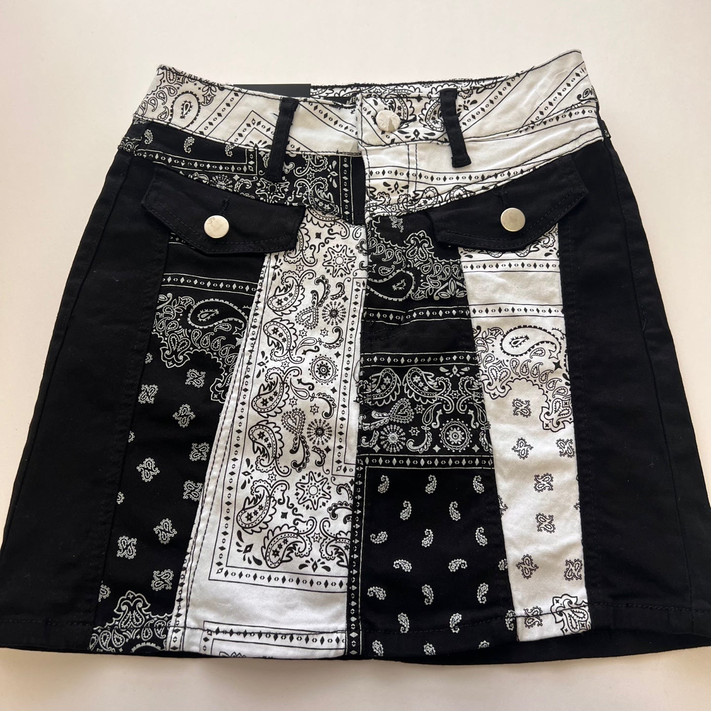 Paisely Graphic Print Skirts