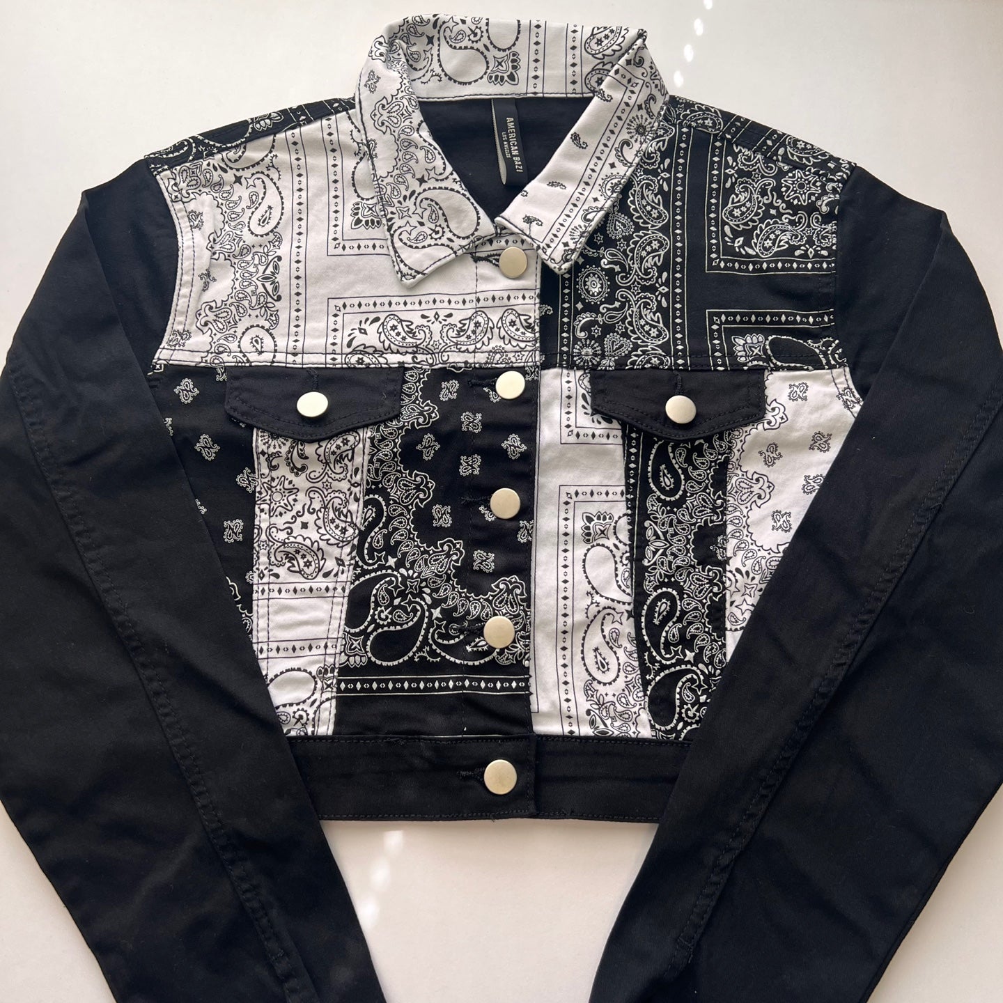 Paisely Graphic Print Jacket