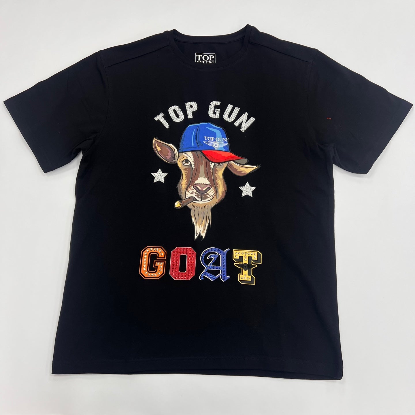 TOP GUN GOAT Graphic Print T-Shirt
