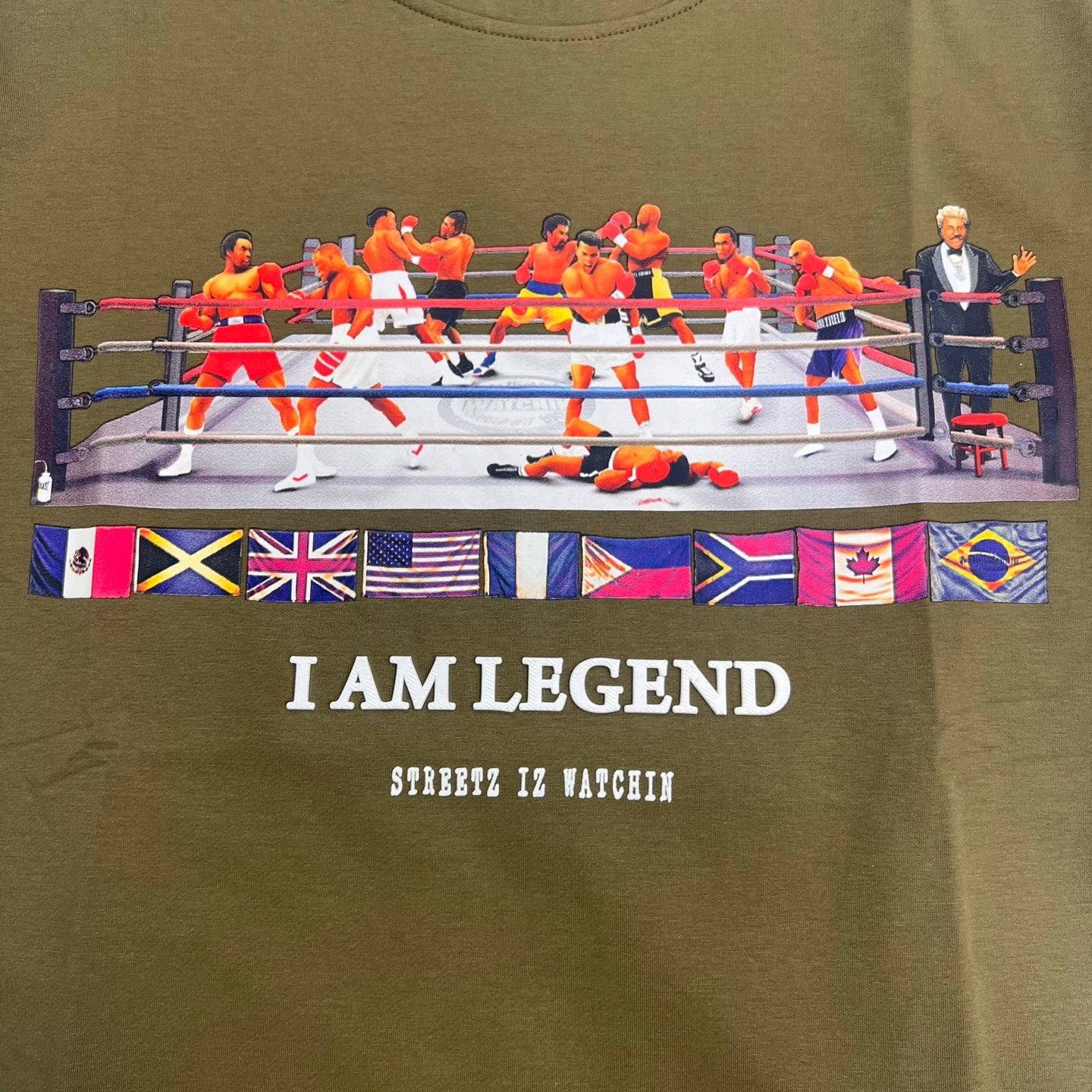 Streetz Iz Watchin Men I am Legend T-Shirt