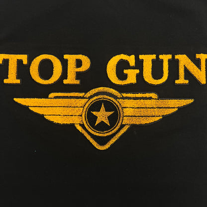 Top Gun Chenille Graphic Patch Print T-Shirt