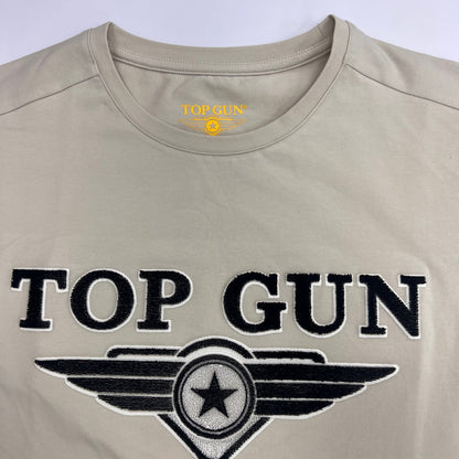 Top Gun Chenille Graphic Patch Print T-Shirt