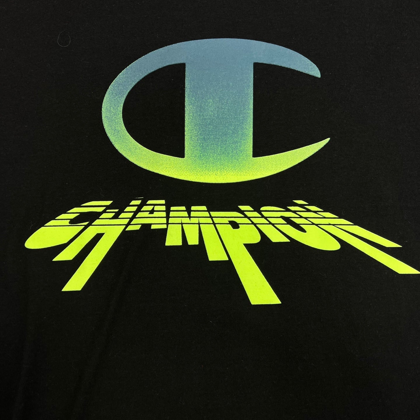 Champion Logo Typographic T-Shirt