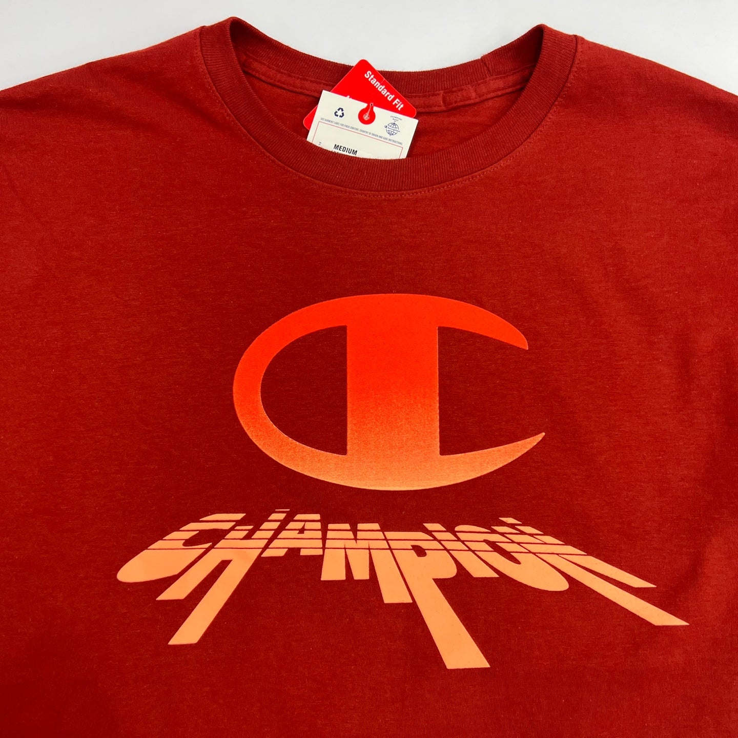 Champion Logo Typographic T-Shirt
