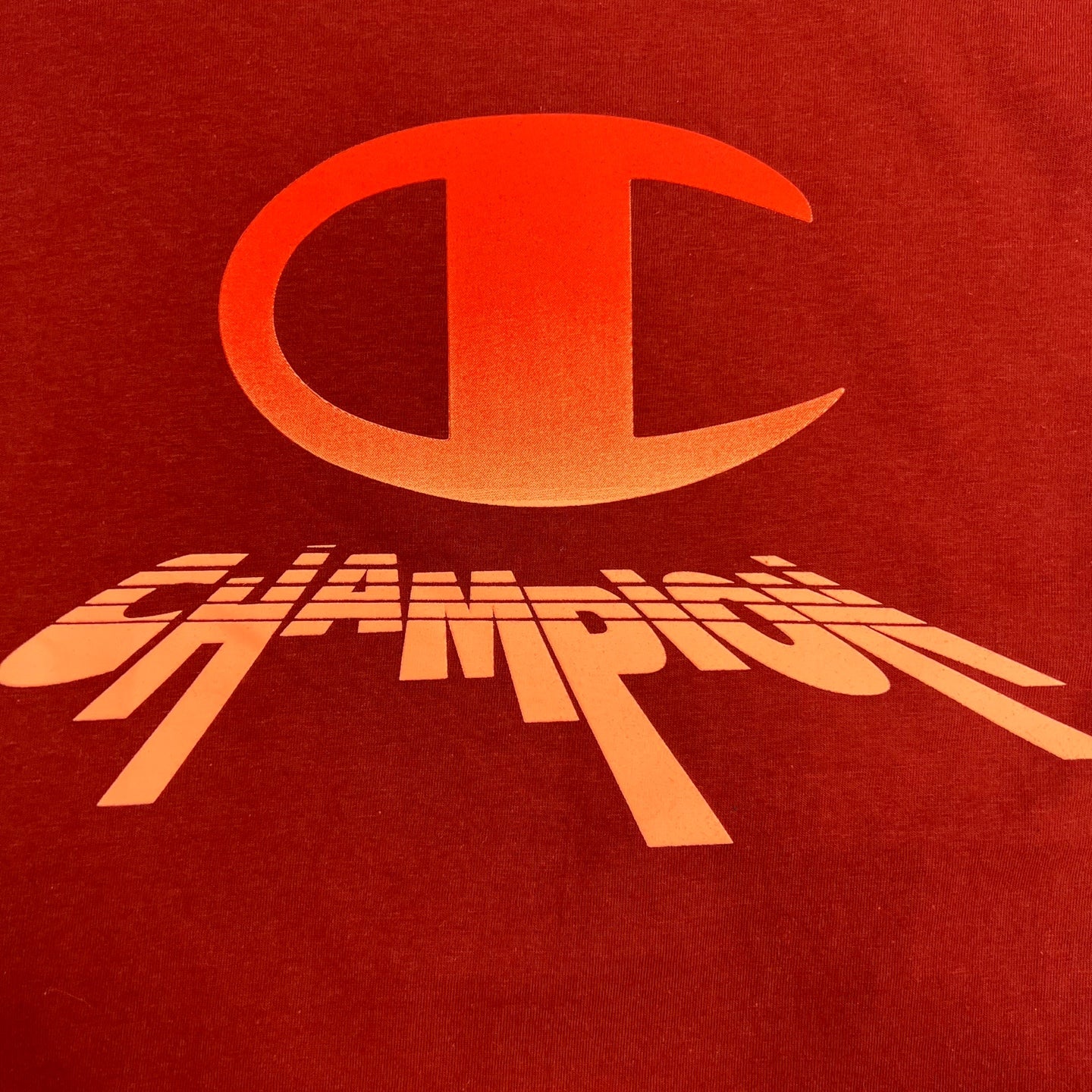 Champion Logo Typographic T-Shirt